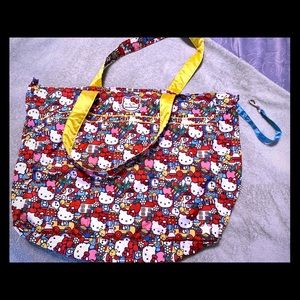 Ju Ju Be super be bag: Hello Kitty Tick Tock print